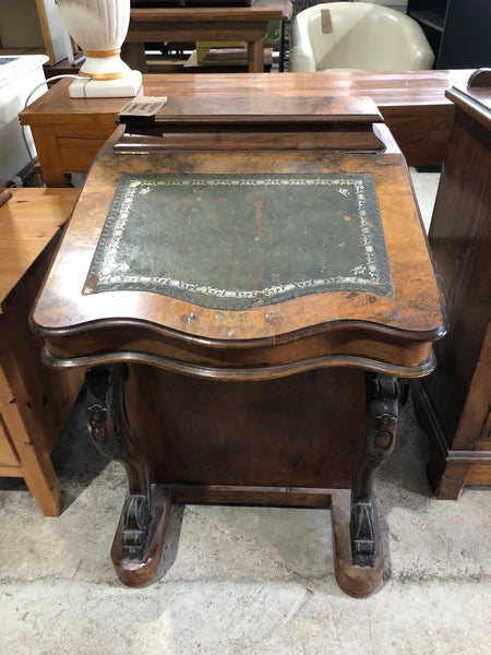 Victorian Walnut Davenport
