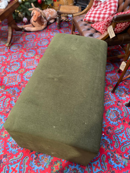 GHC - Vintage Green Ottoman