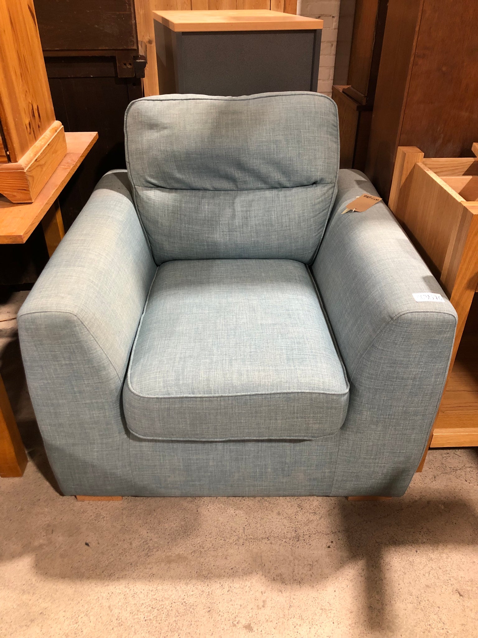Blue Contemporary Armchair