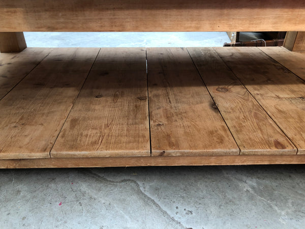 Large Solid Pine Coffee Table