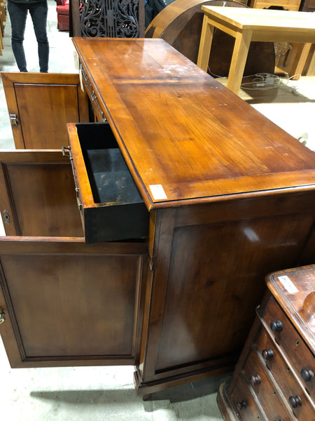 Cherrywood Three Door Sideboard