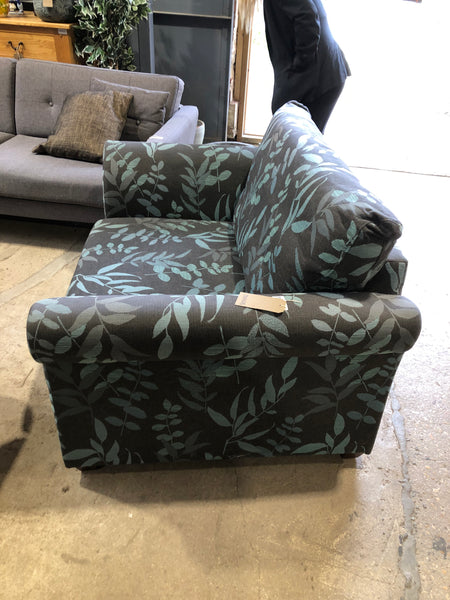 Patterned Grey & Blue Snuggler Seat