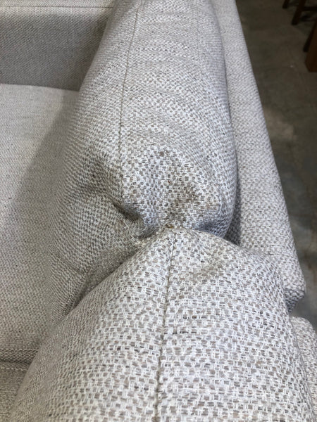 The Lounge Co. Grey Fabric Sofa