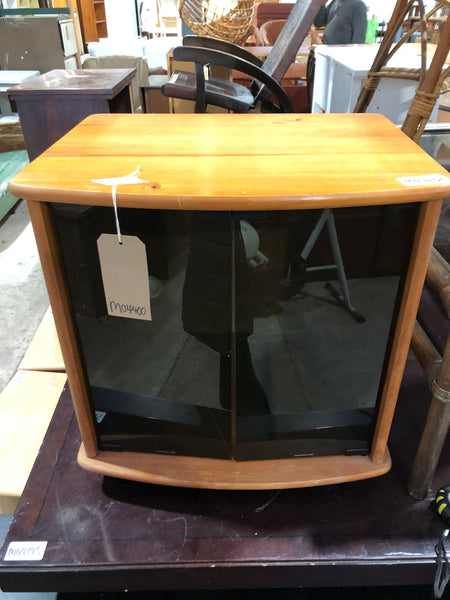 Smoked Glass Fronted Hi-Fi Unit