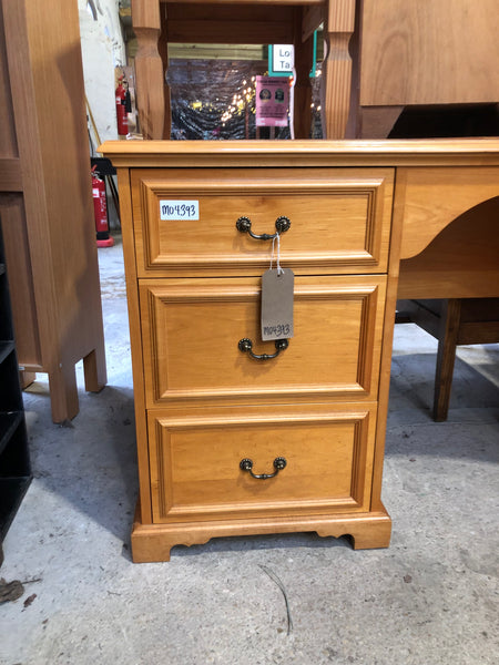 Six Drawer Pedestal Desk