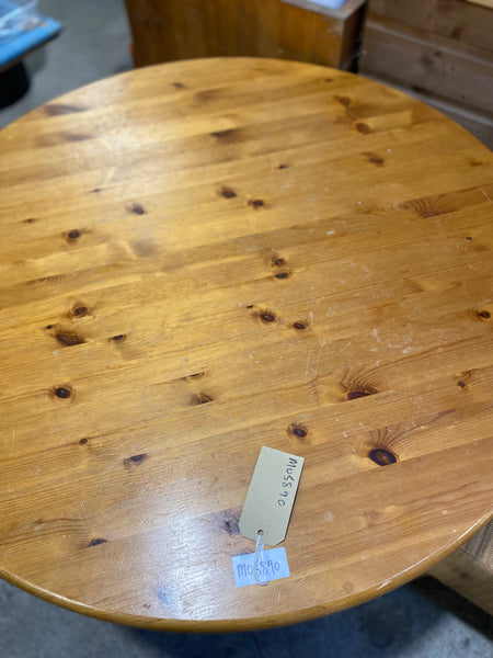 Pine Pedestal Dining Table
