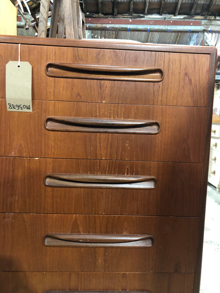 Teak G-Plan Fresco Tallboy Chest of Drawers