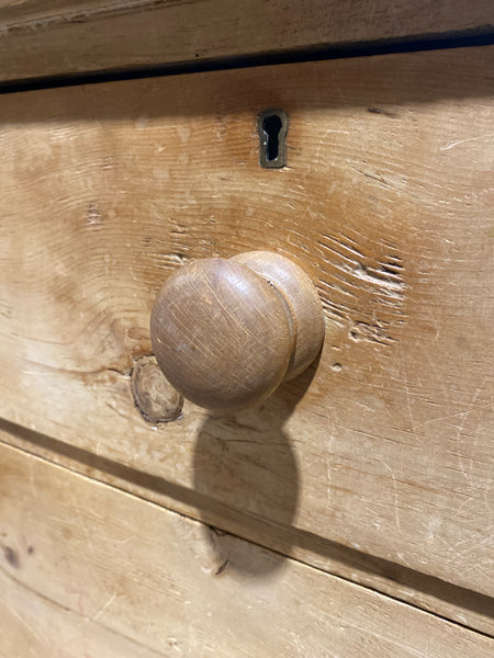 Rustic Pine Chest of Drawers