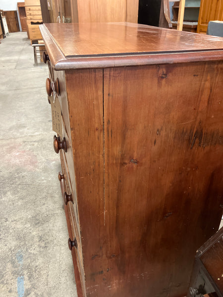 Victorian Pine chest of drawers