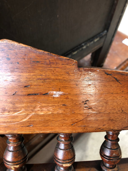 Antique Fireside Salon Chair