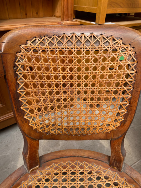 Louis XV Style Caned Armchair