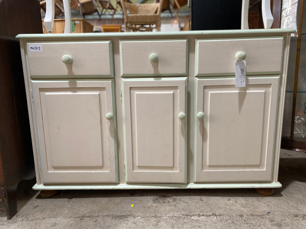 Painted Three Drawer Sideboard