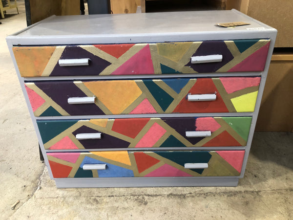 Upcycled Mid Century Chest of Drawers