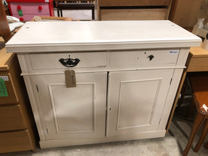 Cream Painted Compact Sideboard