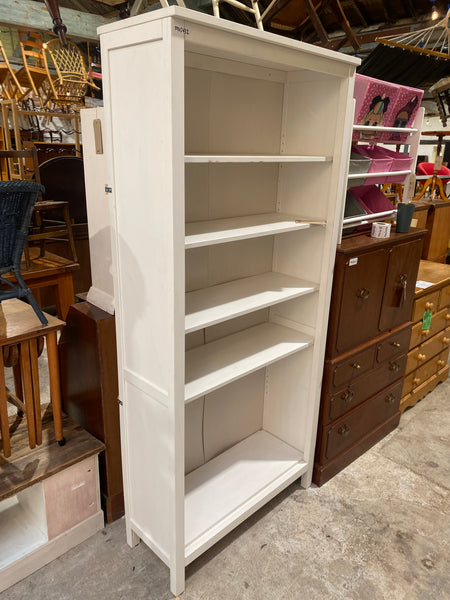 Tall White Bookcase