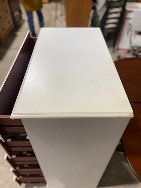 White Tallboy Chest of Drawers