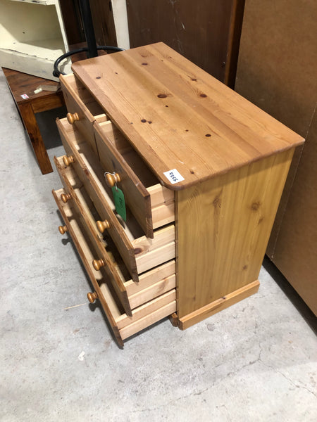 Small Pine Chest of Drawers - REF