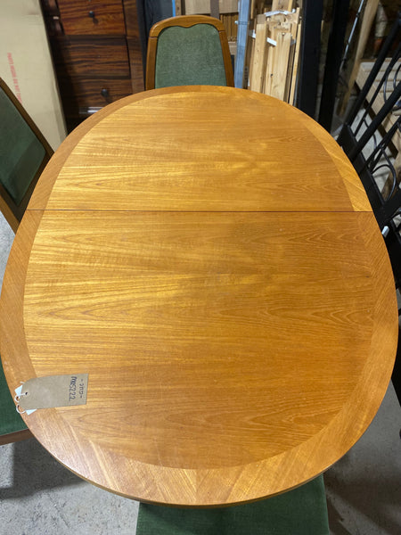 GHC - Nathan Mid Century Teak Extending Dining Table & 4 Chairs