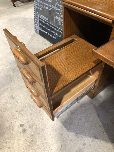 Solid Wood Bureau Computer Desk