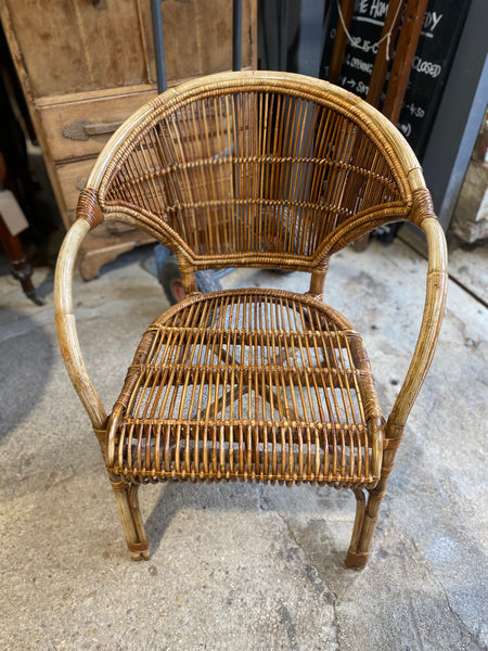 Rattan Set Coffee Table & 2 Chairs