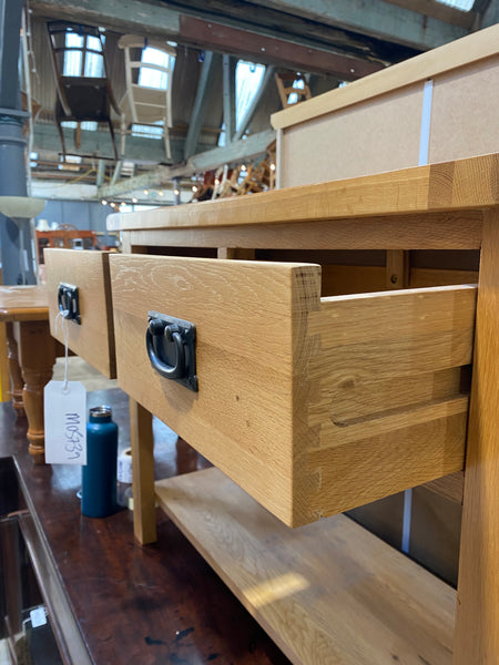 GHC - Oak Console Table with Drawers