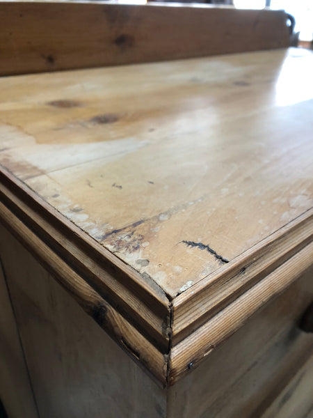 Antique Rustic Pine Chest of Drawers
