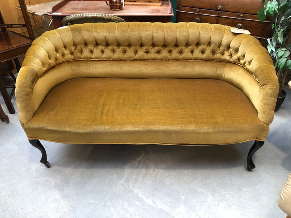 GHC - 19th Century Mustard Button Back Sofa
