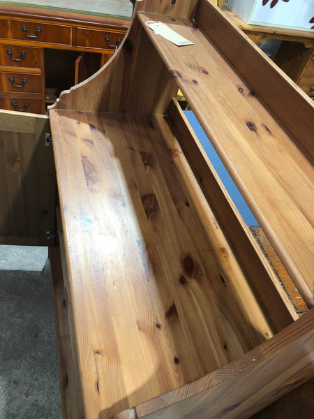 Pine IKEA Cupboard with Shelf Above