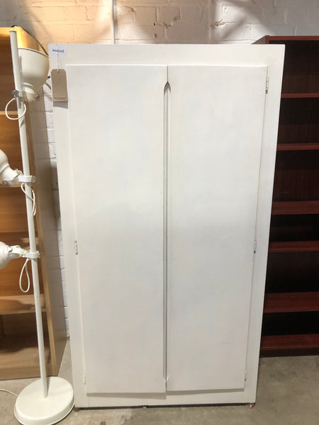 White Painted Double Wardrobe