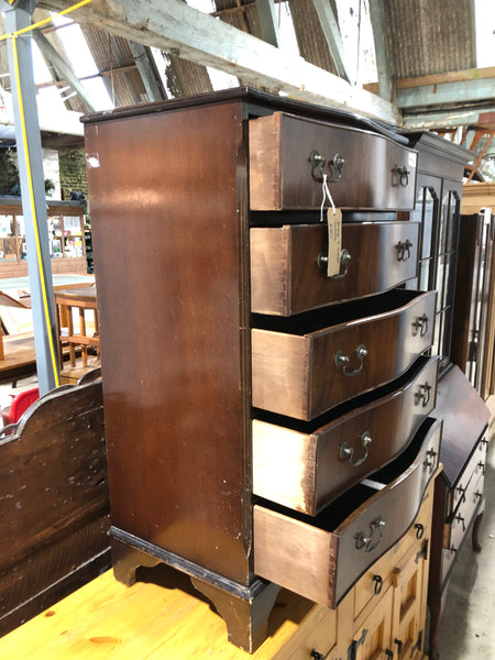 Vintage Five Drawer Tallboy