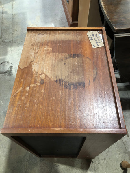 Teak Vinyl Record Cabinet - GHC