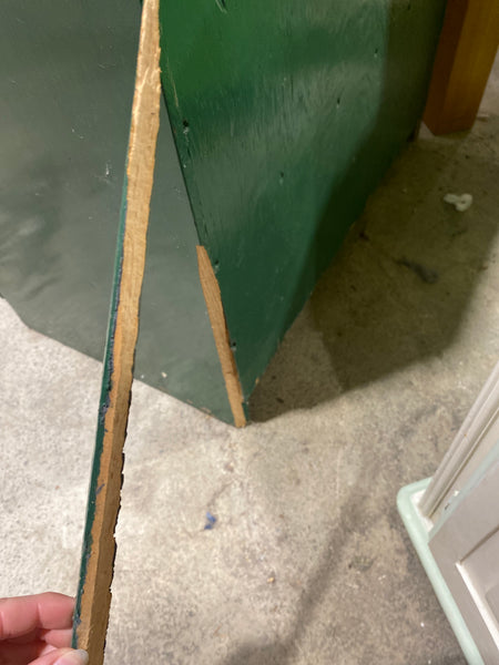 Vintage Green Storage Cabinet