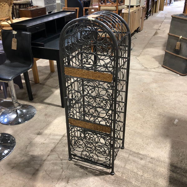 Wrought Iron Wine Rack