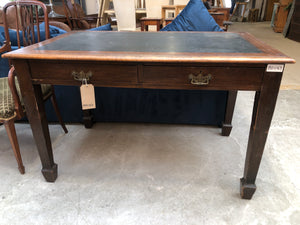 GHC - Antique Oak Leather Top Desk