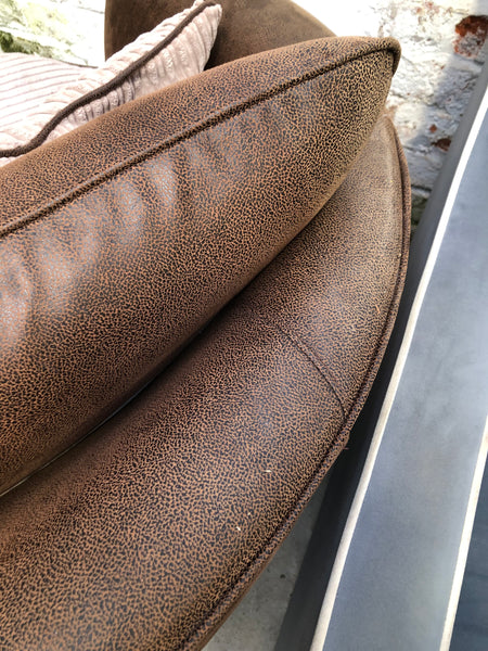 Suede Effect Swivel Snuggler Seat