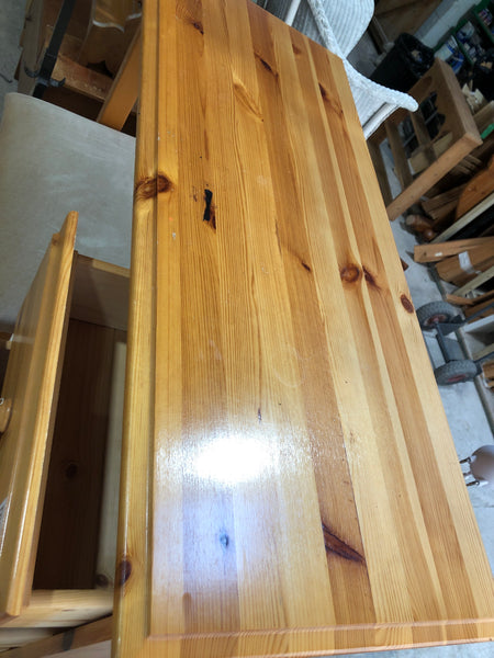 Pine Dressing Table & Stool