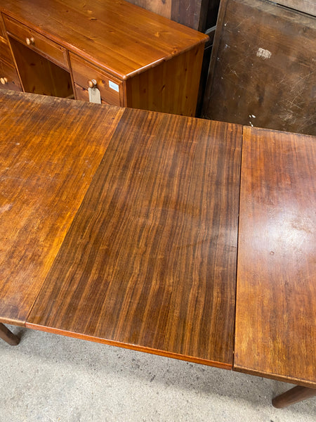 Mid Century Teak Gordon Russell Extending Dining Table