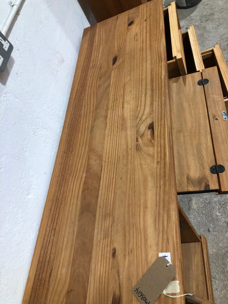 HRC - Pine Twin Pedestal Desk