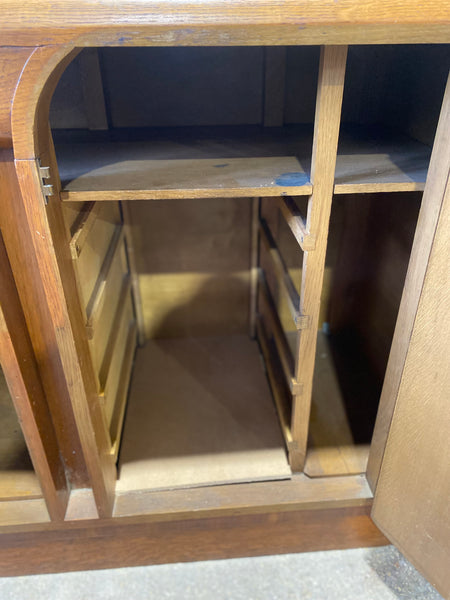 Oak Art Deco Compact Sideboard