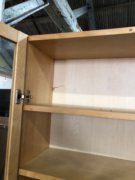 Tall Veneer Display Bookcase