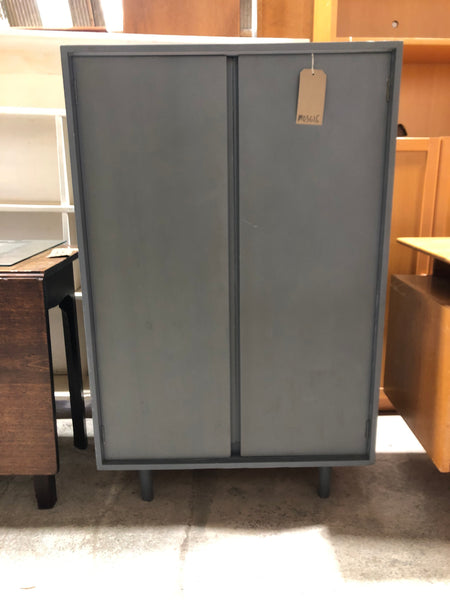Upcycled Grey Compact Wardrobe