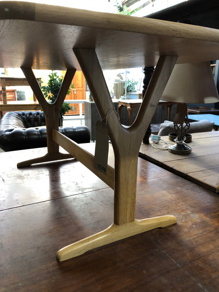 Contemporary Oak Veneer Coffee Table