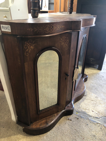 Antique Mirrored Credenza
