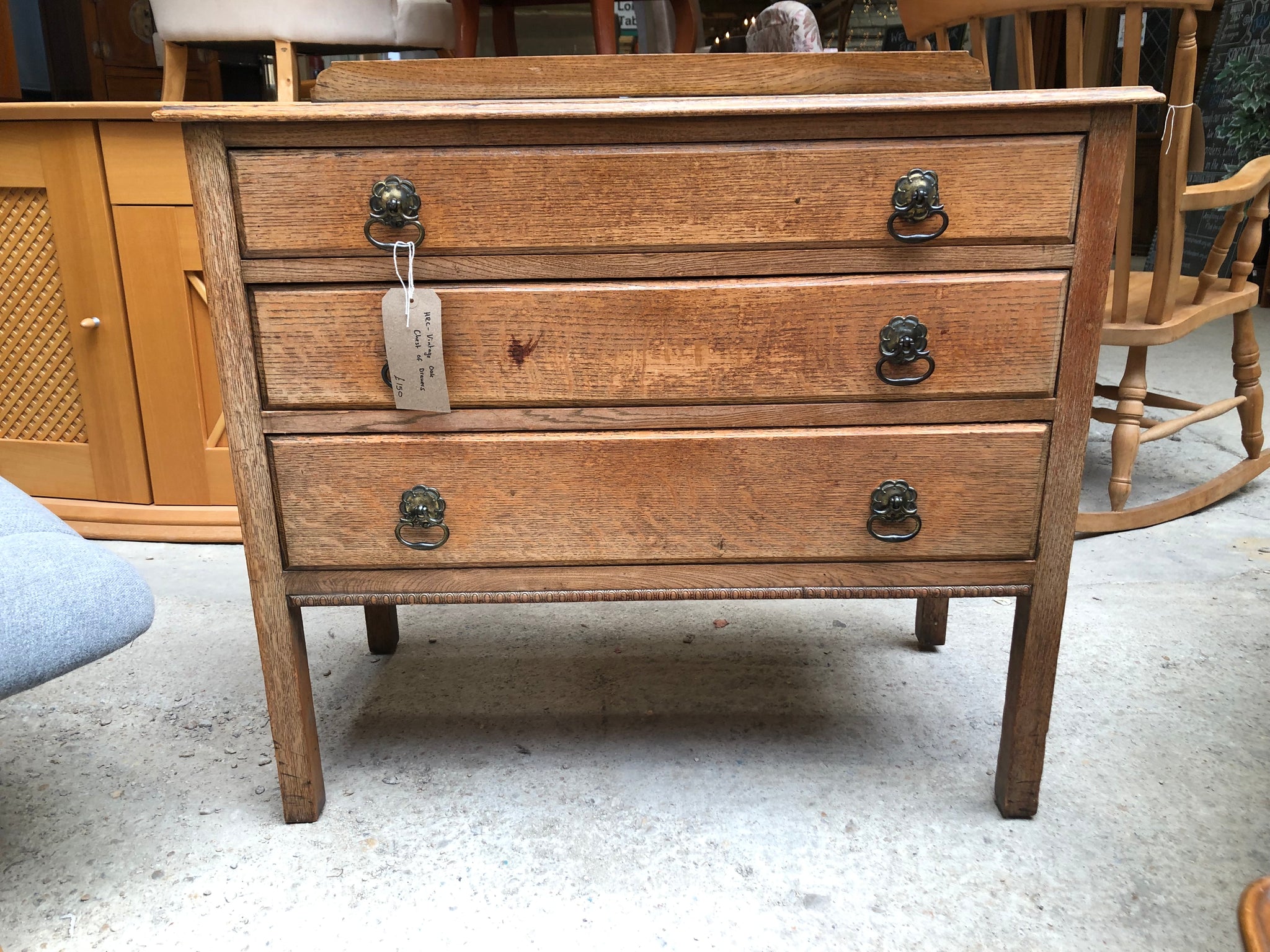 HRC - Vintage Oak Chest of Drawers