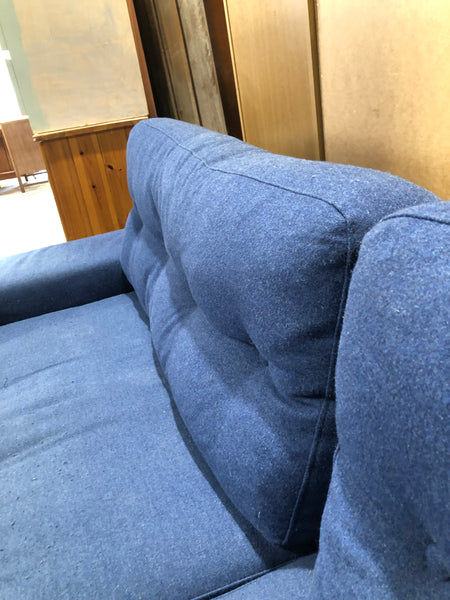 Contemporary Blue 3 Seater Sofa
