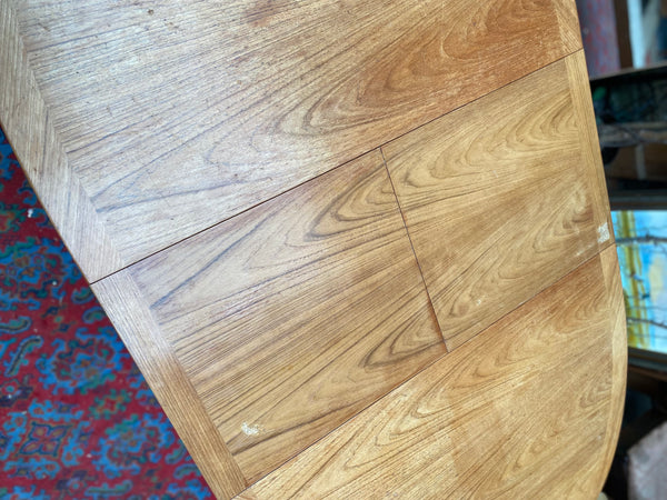 Mid Century Nathan Teak Extending Dining Table