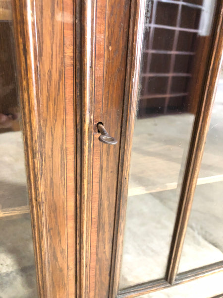 Antique Display Cabinet with Inlay Detail