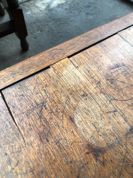 Antique Oak Blanket Box