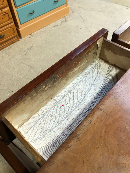 GHC - Antique Pale Mahogany Pedestal  Sideboard Desk
