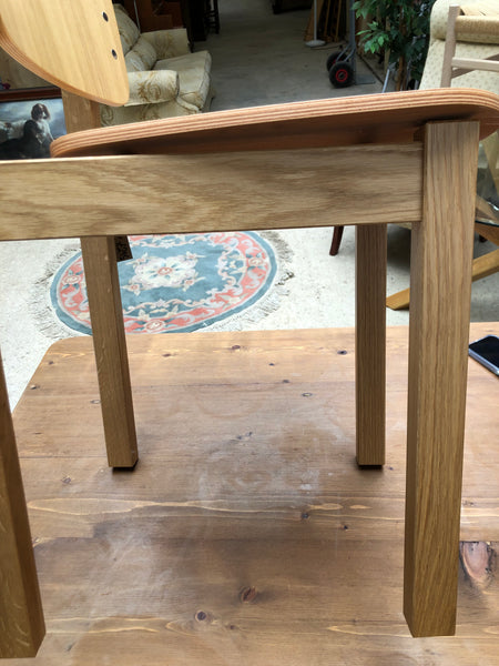 Oak Veneer Fogia Mono Dining Chair